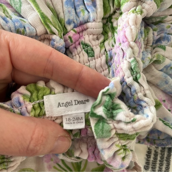 ANGEL DEAR Organic Cotton Muslin Floral Baby Girl Set - Picture 8 of 9